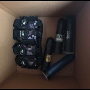 Paintball pod pack, pods, and hauler.